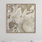 Art Prints Unique Banded Calcite Canvas Wall Art