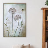 Art Prints Unique Allium Canvas Wall Art