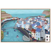 Art Prints Unique Aerial Staithes Canvas Wall Art
