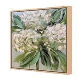 Art Prints Unique White Hydrangeas Canvas Wall Art