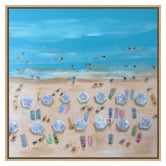 Art Prints Unique Sunlit Beach Bliss Canvas Wall Art