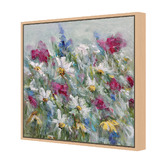 Art Prints Unique Daisies in Colour Canvas Wall Art