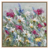 Art Prints Unique Daisies in Colour Canvas Wall Art