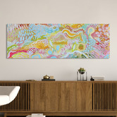 Art Prints Unique Fairy Floss Land I Canvas Wall Art