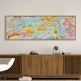 Art Prints Unique Fairy Floss Land I Canvas Wall Art