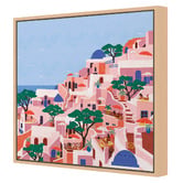 Art Prints Unique Santorini Canvas Wall Art