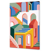 Art Prints Unique Maze Canvas Wall Art