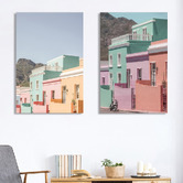 Art Prints Unique 2 Piece Pastel Domain Canvas Wall Art Set