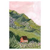 Art Prints Unique Mountain Abode Canvas Wall Art