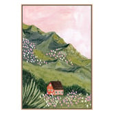 Art Prints Unique Mountain Abode Canvas Wall Art