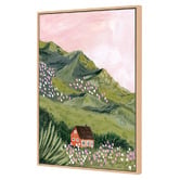 Art Prints Unique Mountain Abode Canvas Wall Art