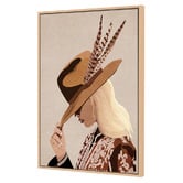 Art Prints Unique Feathered Elegance Canvas Wall Art
