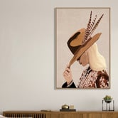 Art Prints Unique Feathered Elegance Canvas Wall Art