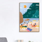 Art Prints Unique Coastal Holiday Canvas Wall Art