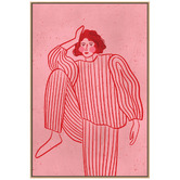 Art Prints Unique Stripy PJs Canvas Wall Art