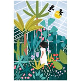 Art Prints Unique In the Greenhouse Canvas Wall Art