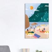 Art Prints Unique Coastal Holiday Canvas Wall Art