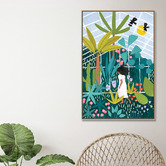 Art Prints Unique In the Greenhouse Canvas Wall Art