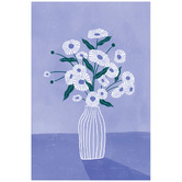 Art Prints Unique Lavendar Flower Vase Canvas Wall Art