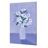 Art Prints Unique Lavendar Flower Vase Canvas Wall Art