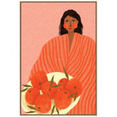 Art Prints Unique Cheeky Oranges Canvas Wall Art