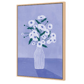 Art Prints Unique Lavendar Flower Vase Canvas Wall Art