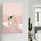 Art Prints Unique Morning Champers Canvas Wall Art