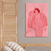 Art Prints Unique Stripy PJs Canvas Wall Art
