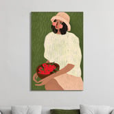 Art Prints Unique Cheeky Strawberries Canvas Wall Art