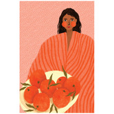 Art Prints Unique Cheeky Oranges Canvas Wall Art