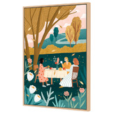 Art Prints Unique Autumn Tea Party Canvas Wall Art
