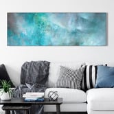 Art Prints Unique Emerald Glow Canvas Wall Art