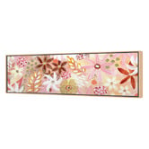 Art Prints Unique Pink Enchanted Garden II Canvas Wall Art