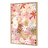 Art Prints Unique Pink Enchanted Garden I Canvas Wall Art