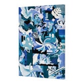 Art Prints Unique Blue Meandering I Canvas Wall Art