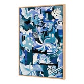 Art Prints Unique Blue Meandering I Canvas Wall Art