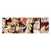 Art Prints Unique Meandering II Canvas Wall Art
