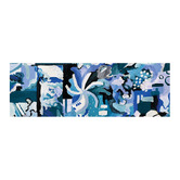 Art Prints Unique Blue Meandering II Canvas Wall Art