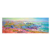 Art Prints Unique Coastal Vibrance Canvas Wall Art