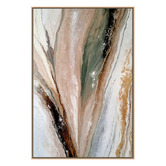 Art Prints Unique Organic Mineral Flow I Canvas Wall Art