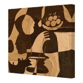 Art Prints Unique Brown Essence Canvas Wall Art