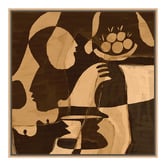 Art Prints Unique Brown Essence Canvas Wall Art