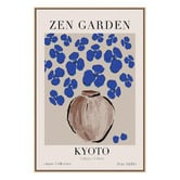 Art Prints Unique Cerulean Blossoms Canvas Wall Art