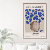 Art Prints Unique Cerulean Blossoms Canvas Wall Art