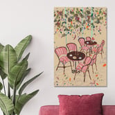 Art Prints Unique Paris Bistro Vibes Canvas Wall Art