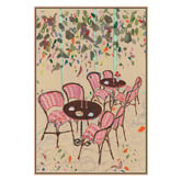 Art Prints Unique Paris Bistro Vibes Canvas Wall Art
