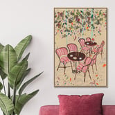 Art Prints Unique Paris Bistro Vibes Canvas Wall Art