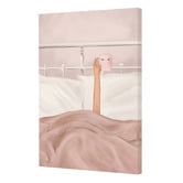 Art Prints Unique Morning Coffee in Bed Canvas Wall Art