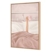 Art Prints Unique Morning Coffee in Bed Canvas Wall Art