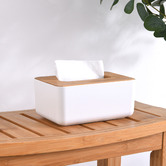 Lifestyle Traders Bamboo Tissue Box